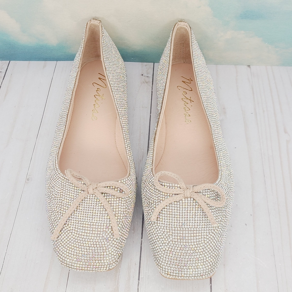 Matisse Roxy Rhinestone Ballet Flats 9.5 - Picture 2 of 9